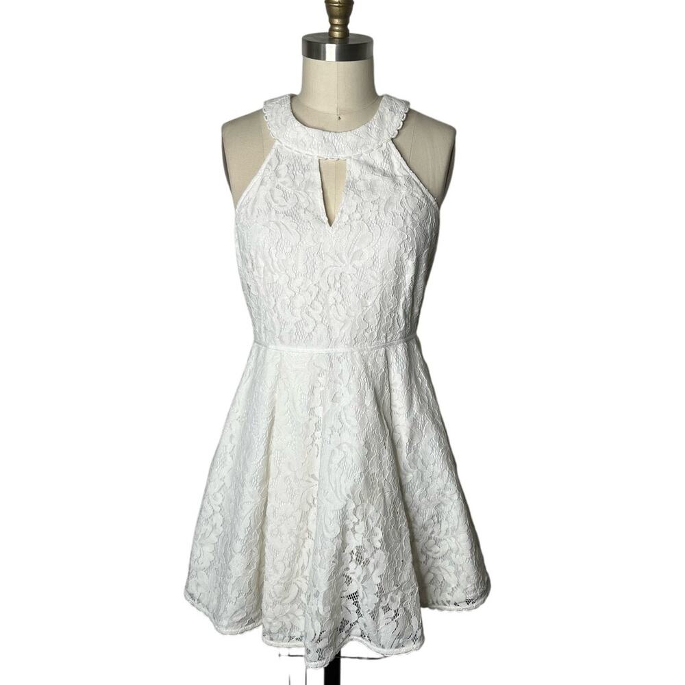 Draper James Payton White Lace Sleeveless Dress Size 6